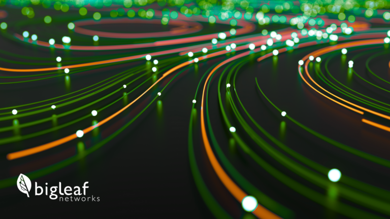 Complex network illustration showcasing interconnected data paths with colorful lines