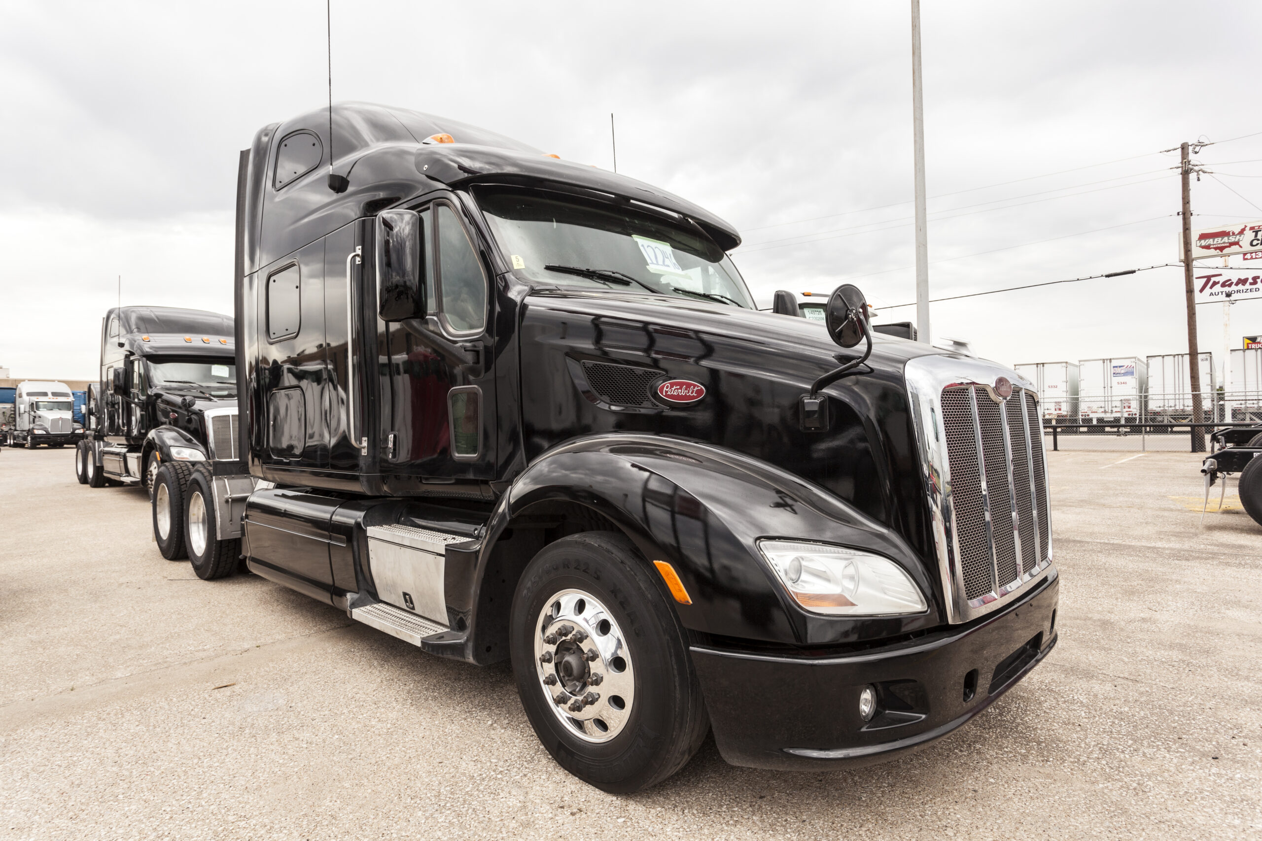 Peterbilt truck at Allstate Peterbilt dealership